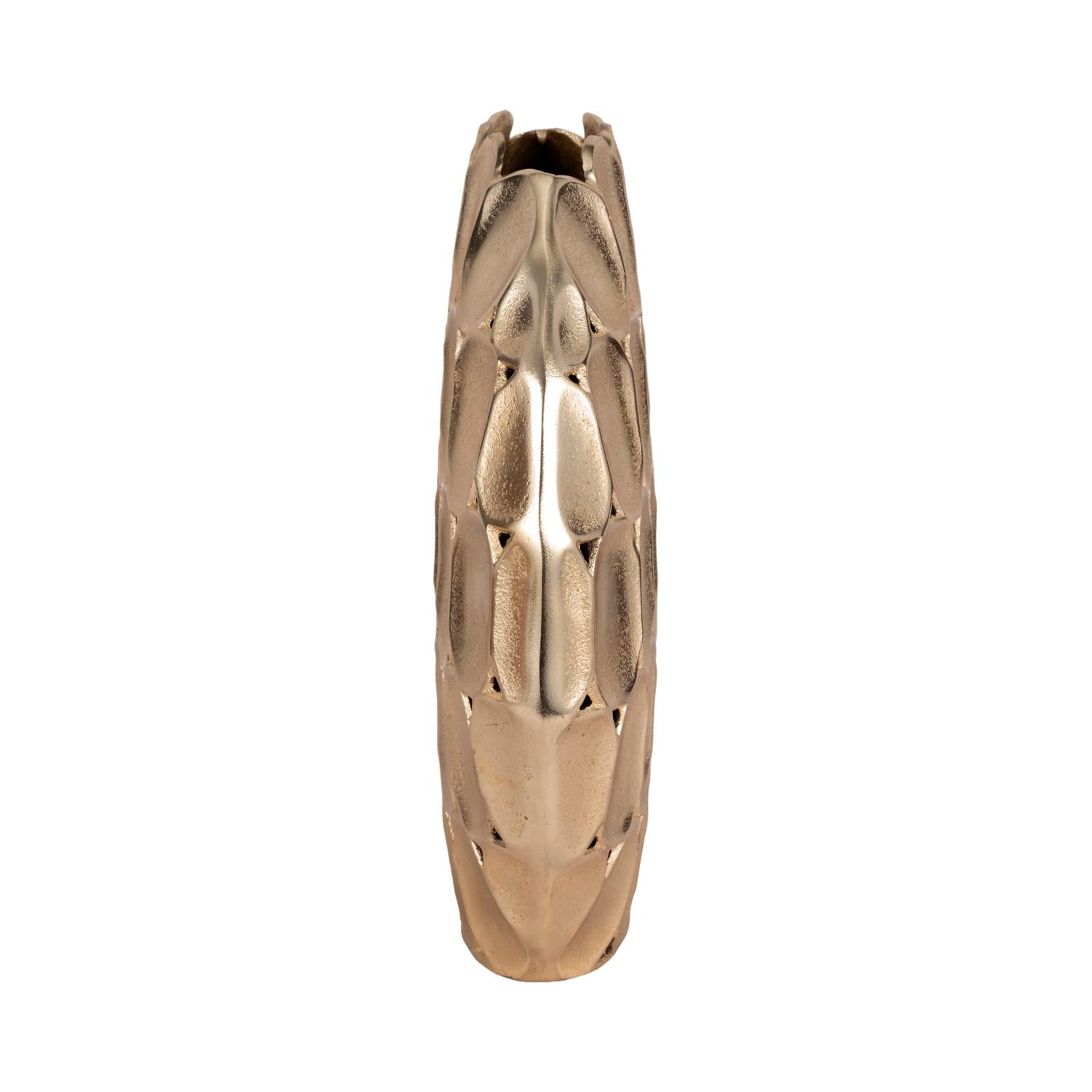 Jarron 43X43X11 Dorado Valencia Lv261