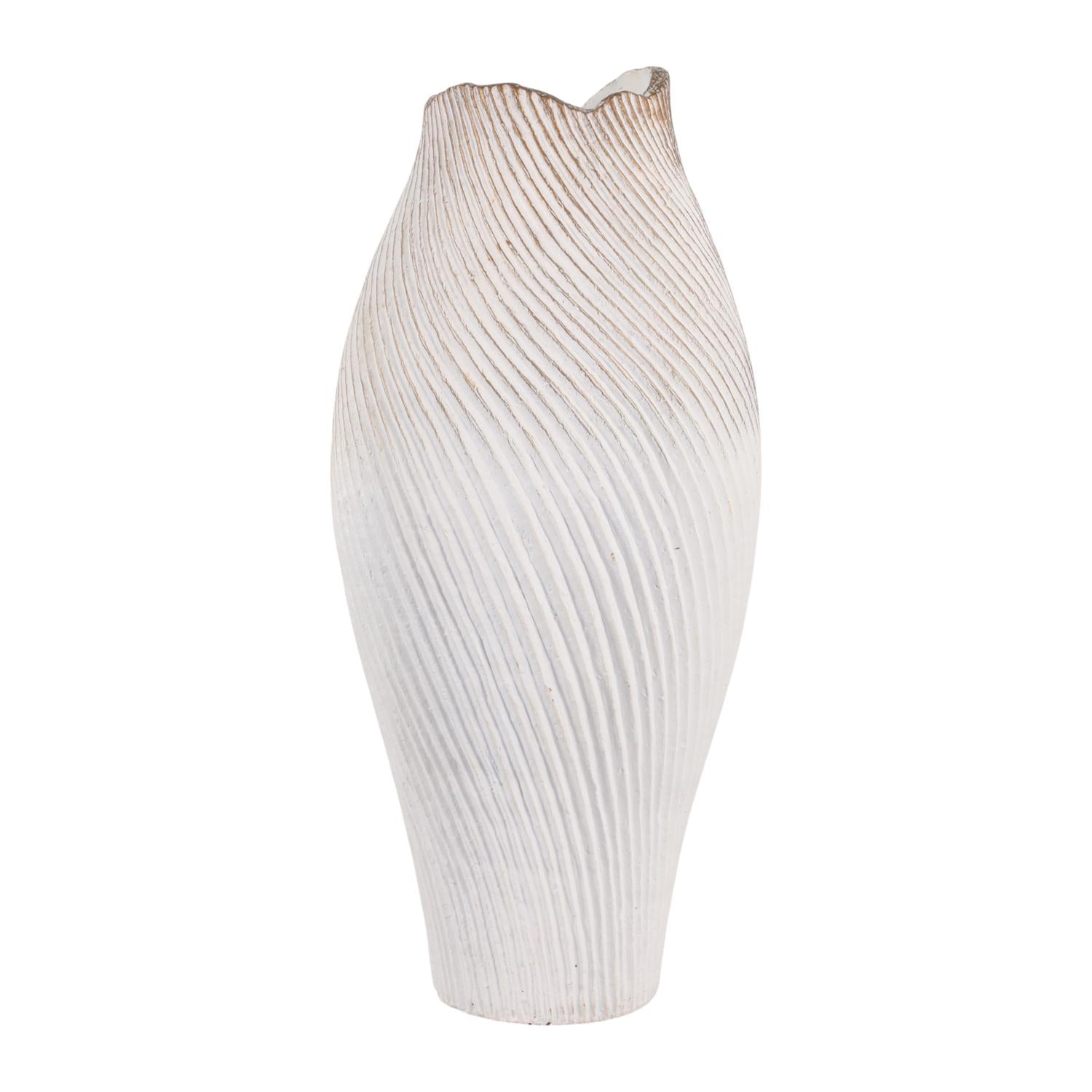 Jarron 64X30X30 Blanco Valencia Lv261