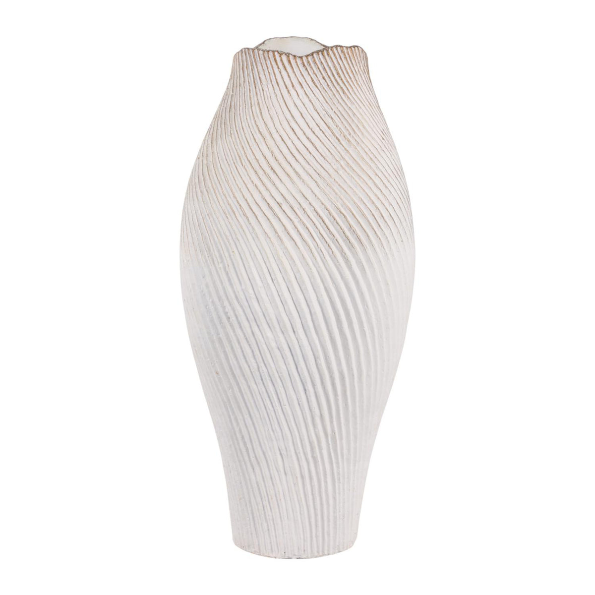 Jarron 64X30X30 Blanco Valencia Lv261