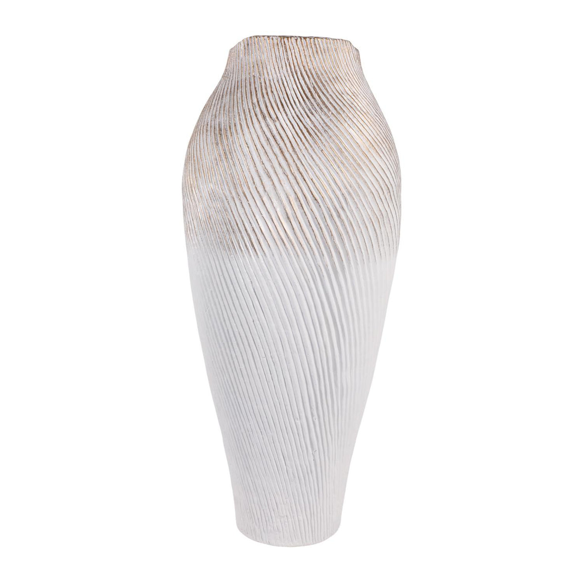 Jarron 81X36X36 Blanco Valencia Lv261