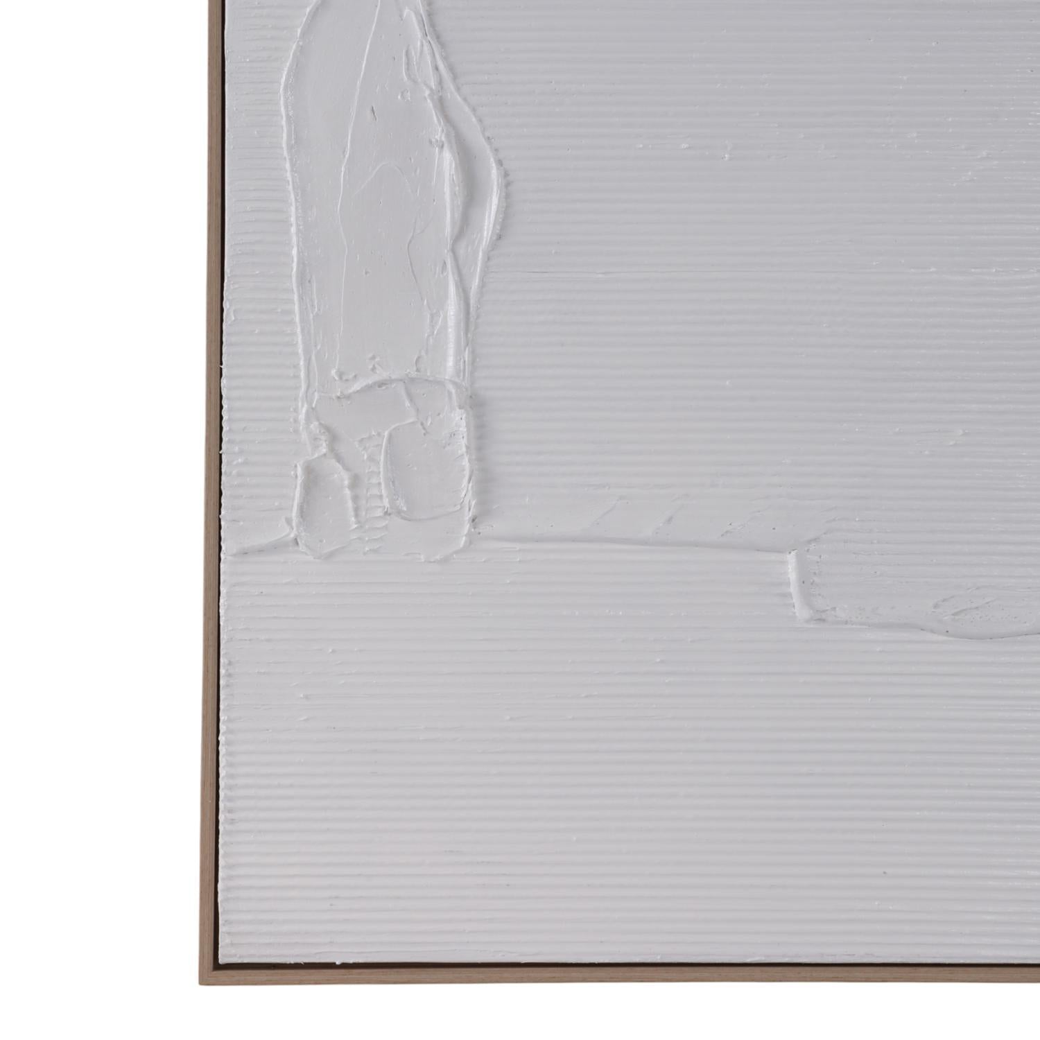 Cuadro 122X91X4 Blanco Serenity Lv261