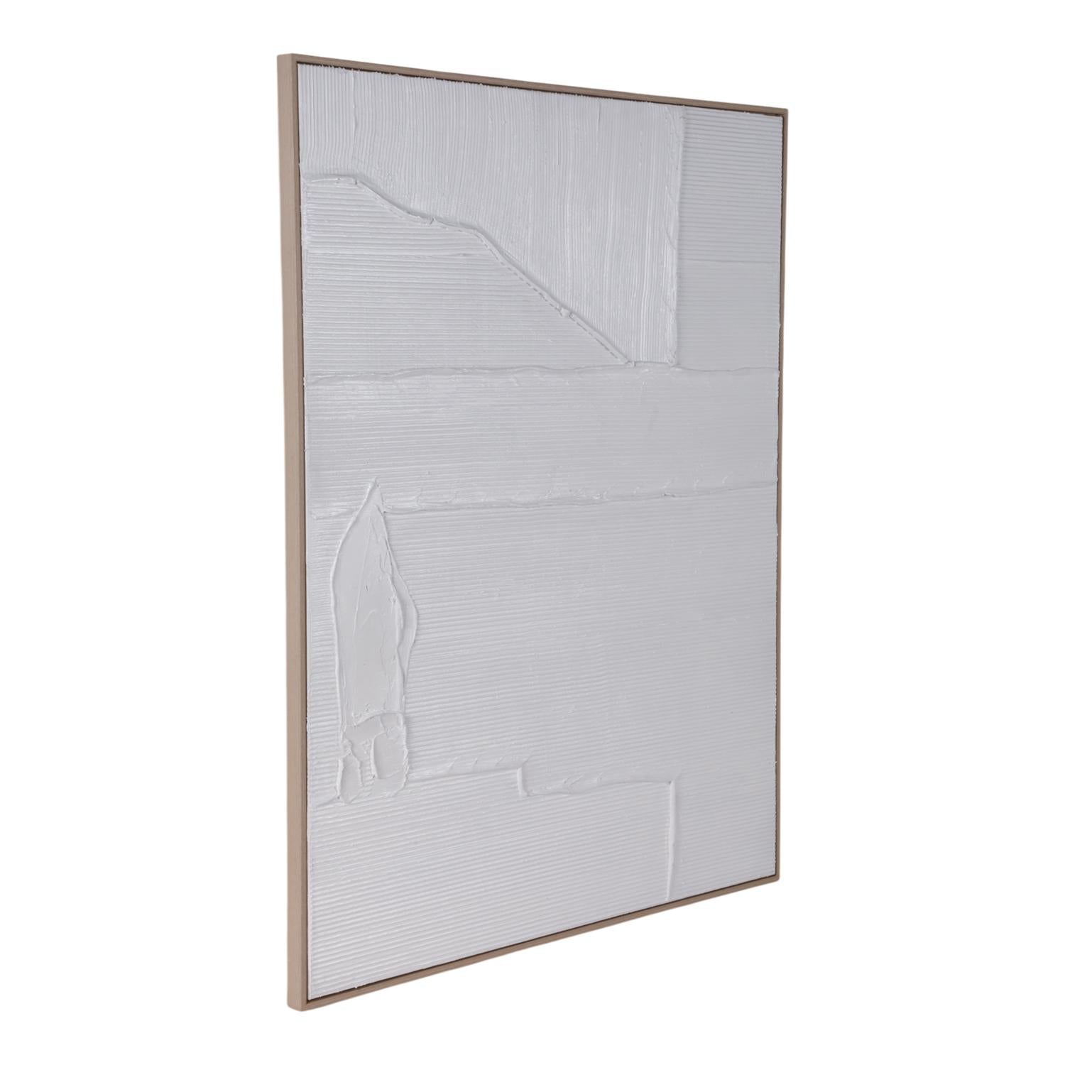 Cuadro 122X91X4 Blanco Serenity Lv261