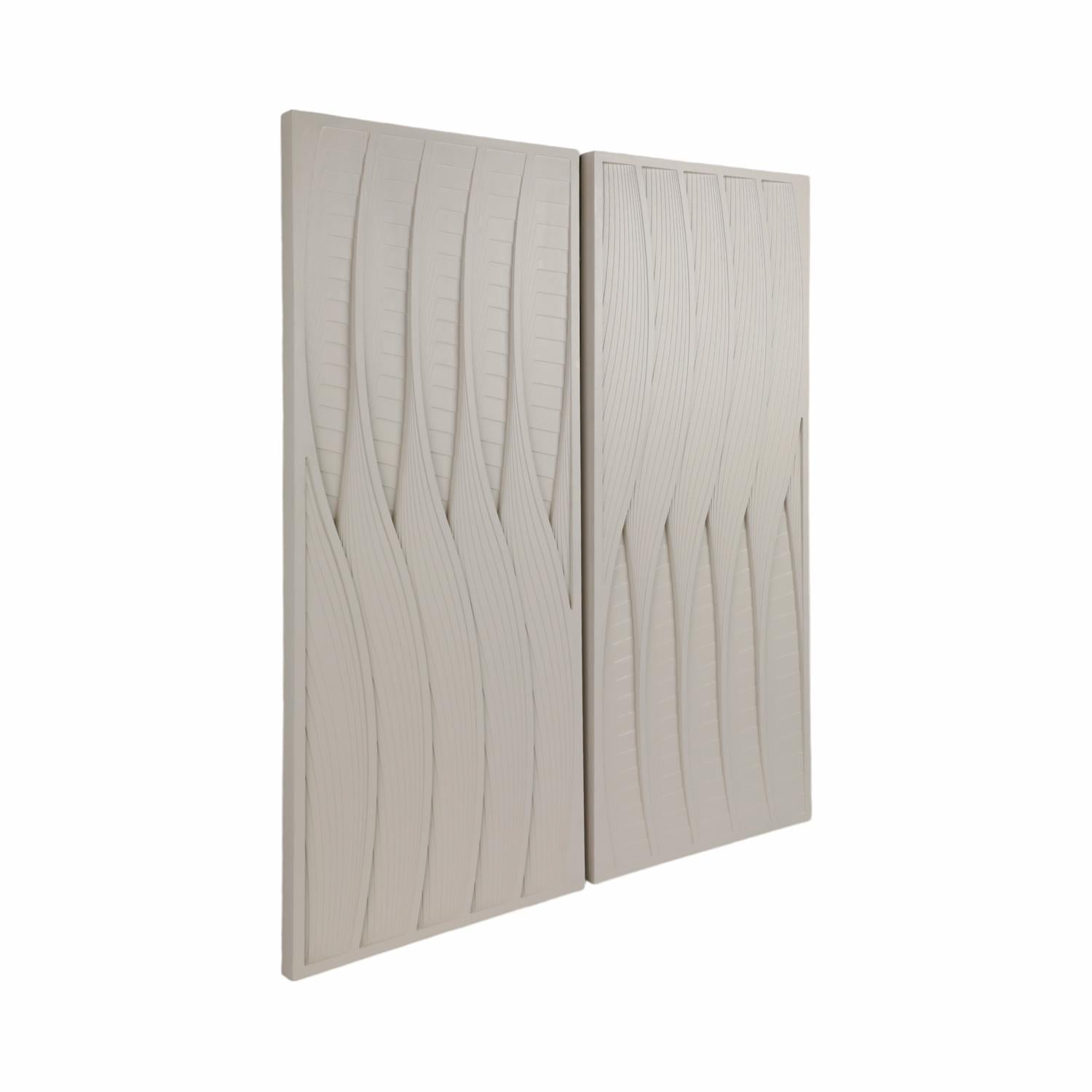Cuadro 150X61X5 Blanco Marino Setx2 Lv26