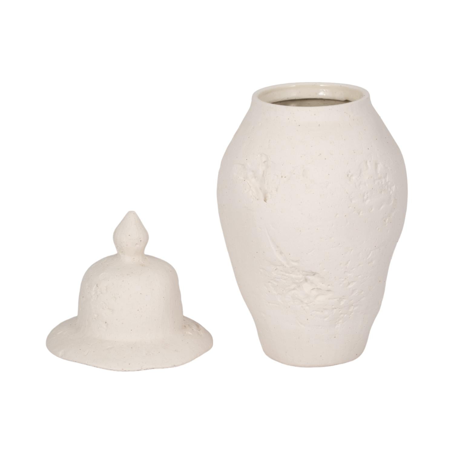 Anfora 41X19X19 Blanco Serenity Lv261