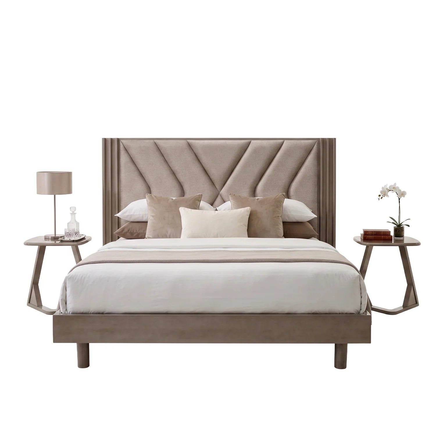 Recámara Queen Artemisa Cocoa, Taupe Perla