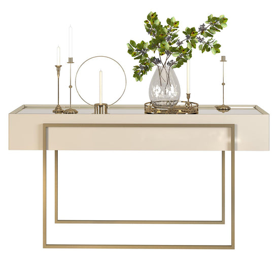 Consola Loft  Off White, Champaña B