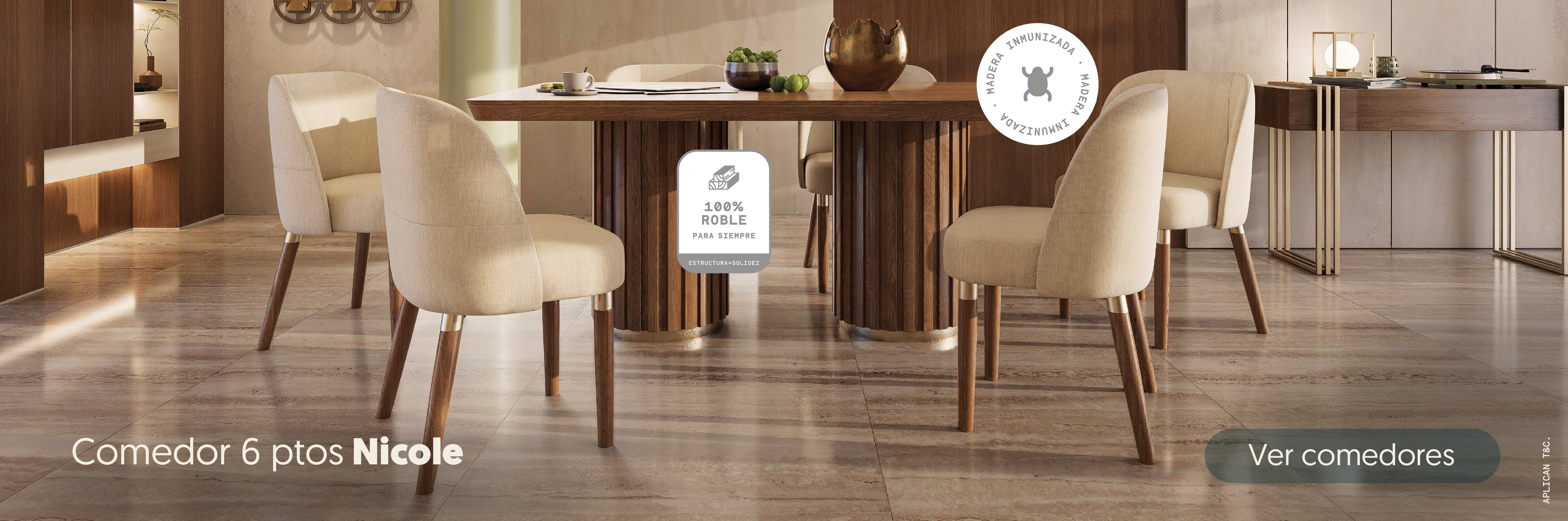 comedor 100% roble