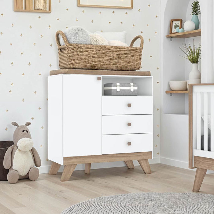 Comoda Buxy Blanco, Natural