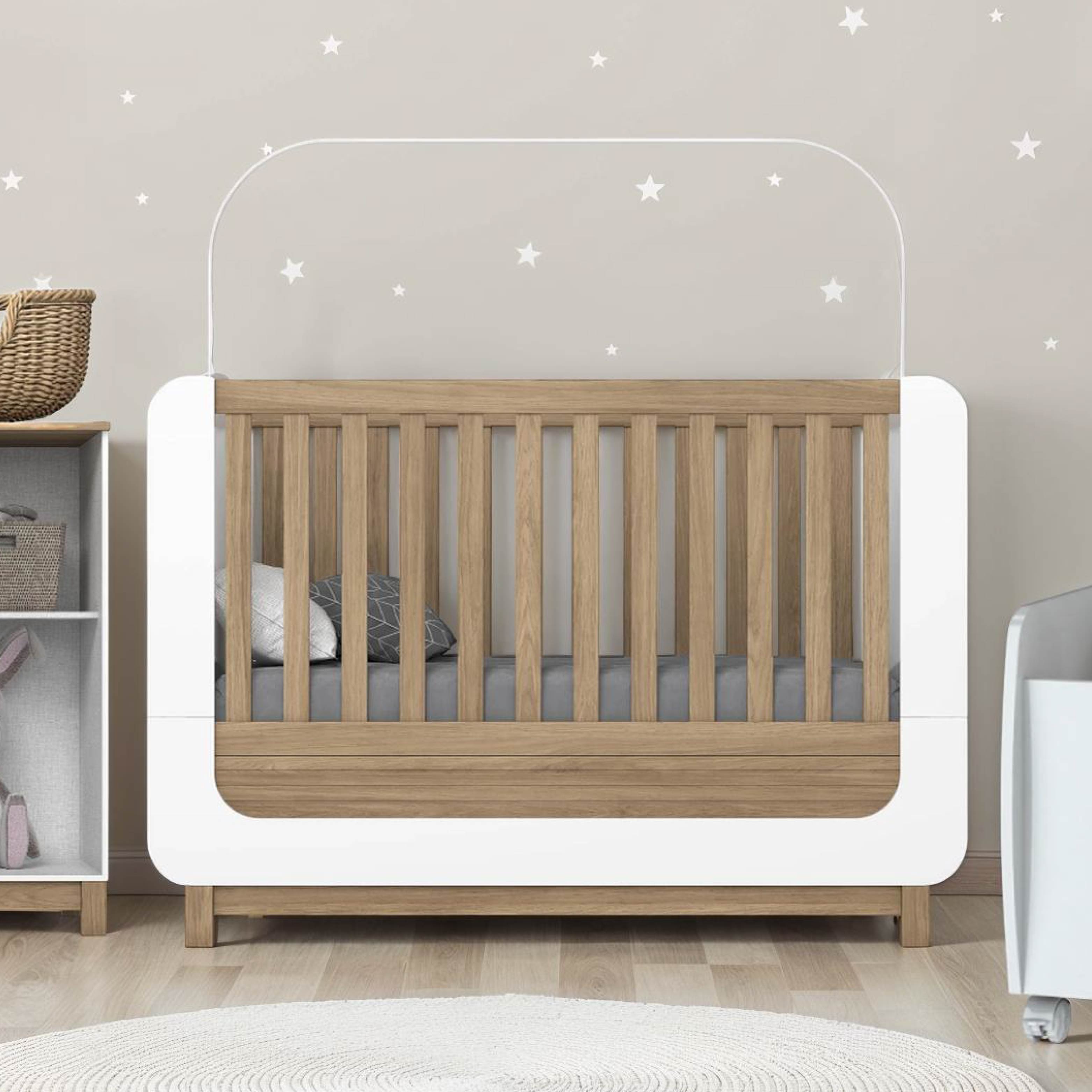 Cuna Trendy Blanco, Natural