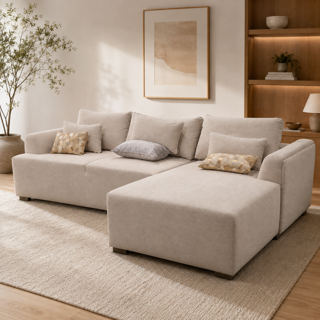 Sala Rinconera Miller Classic Marfil, Natural