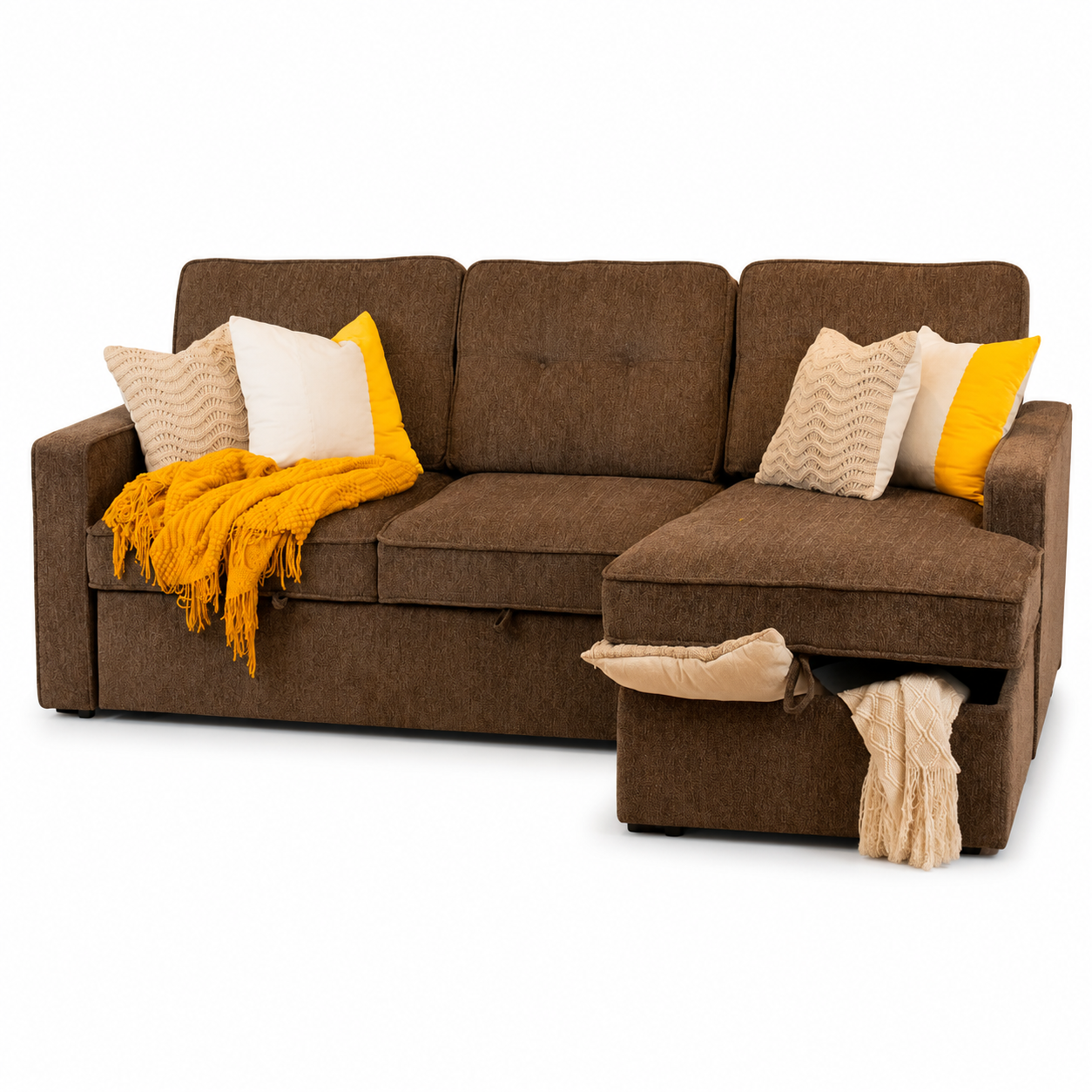 Sala Cama Carter Chenille Chocolate
