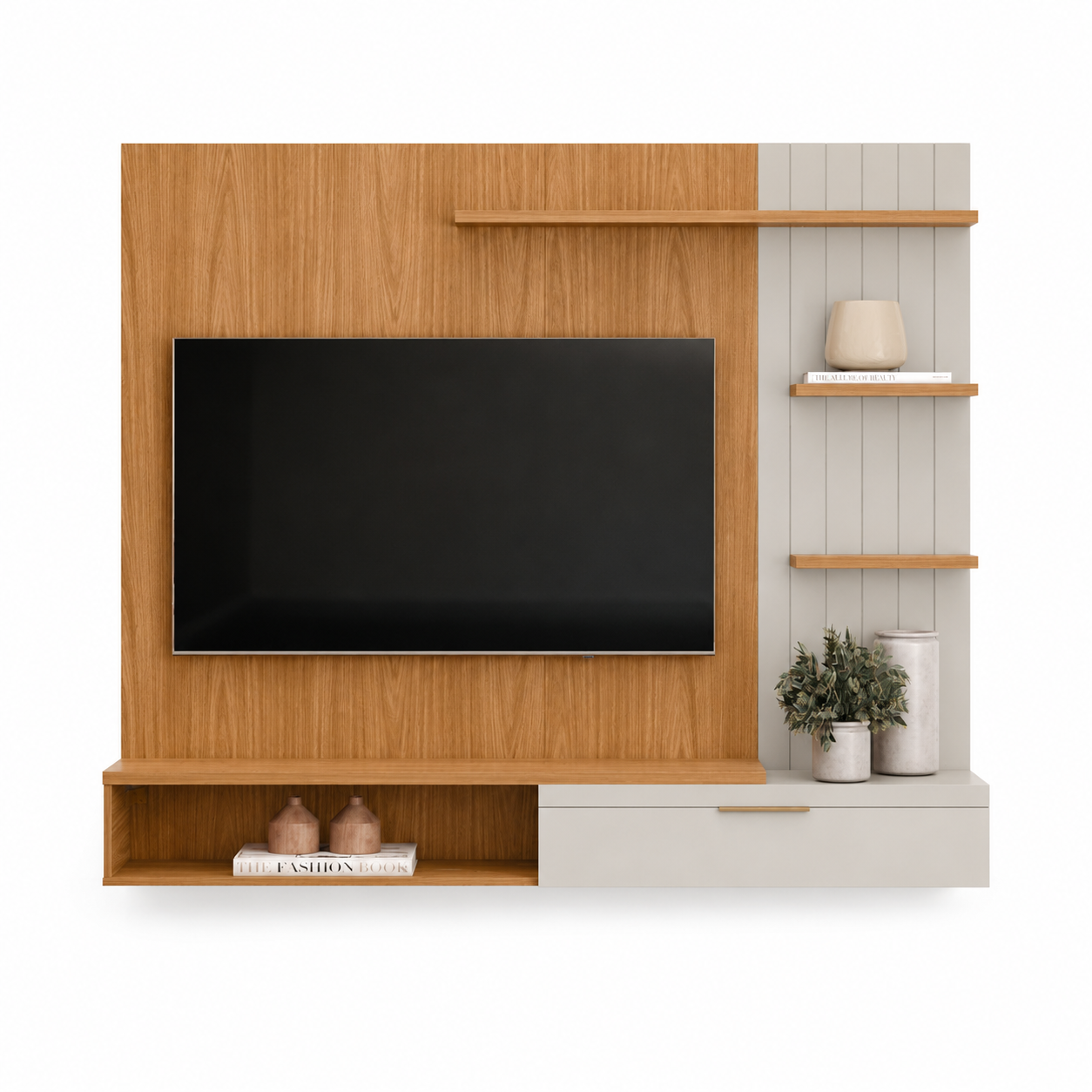 Panel de Tv Montreal Natural, Beige