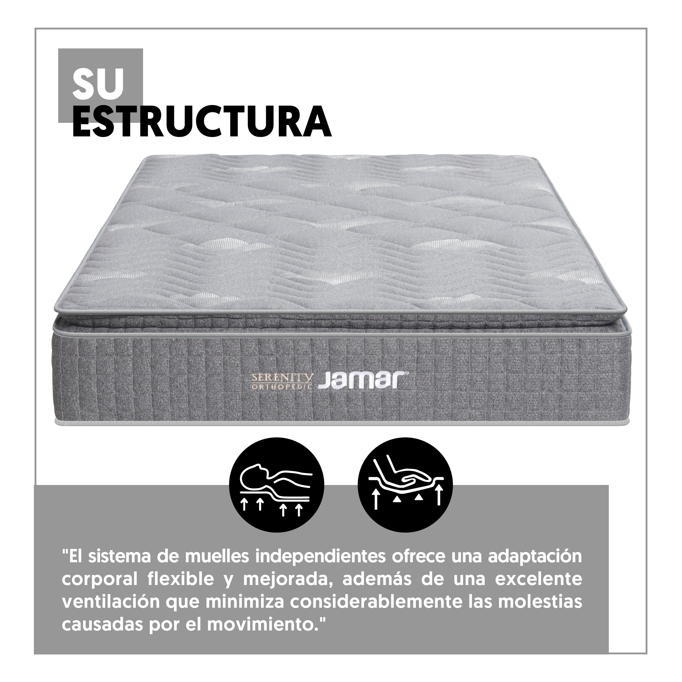 Colchón Full Serenity Ortopedic by Jamar