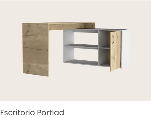  Escritorio Portland Natural