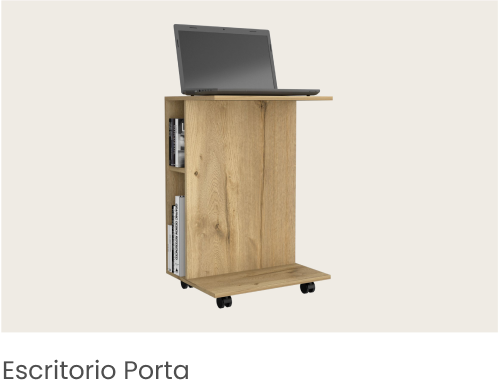  Escritorio Porta Tasha Natural