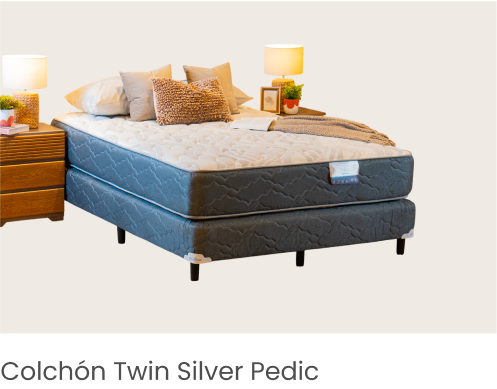  Colchón Dr Dream Silver Pedic Twin
