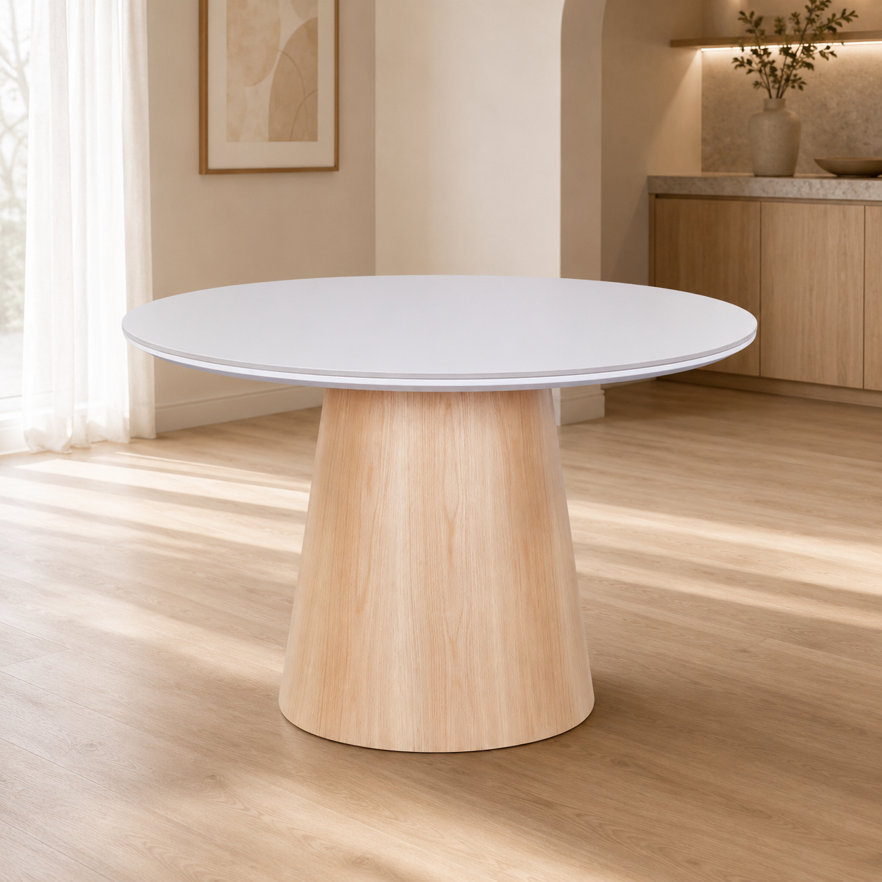 Mesa Comedor 4 Puestos Elah Natural