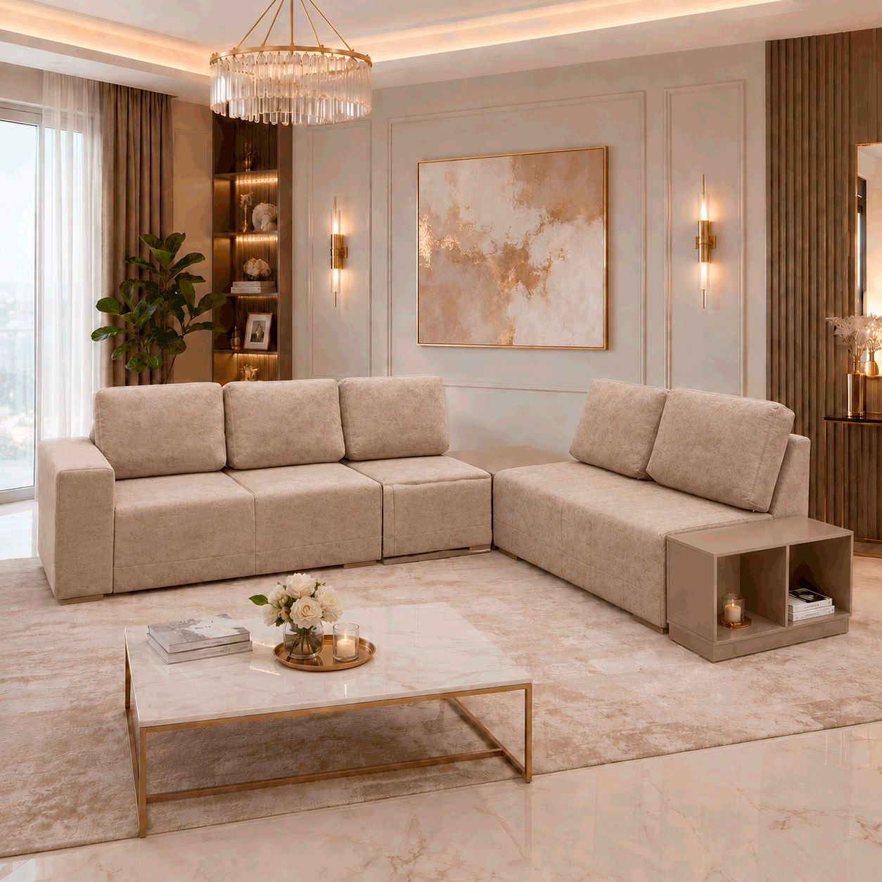 Sala Modular Almati Bouquet Trigo