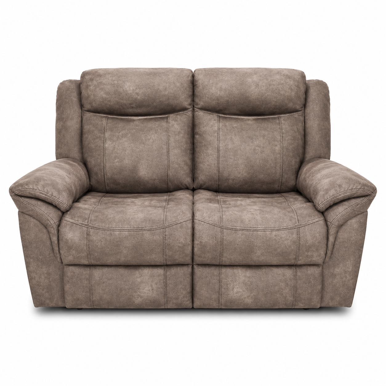 Sofá Reclinable 2 Ptos Angello Mocca