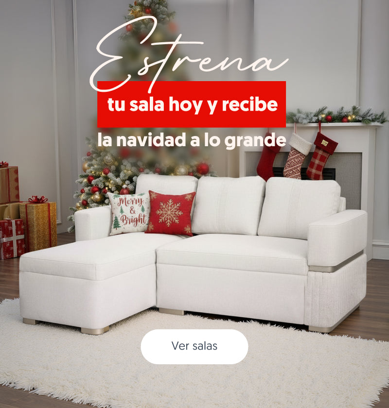 Estrena tu sala hoy y recibe la navidad a lo grande