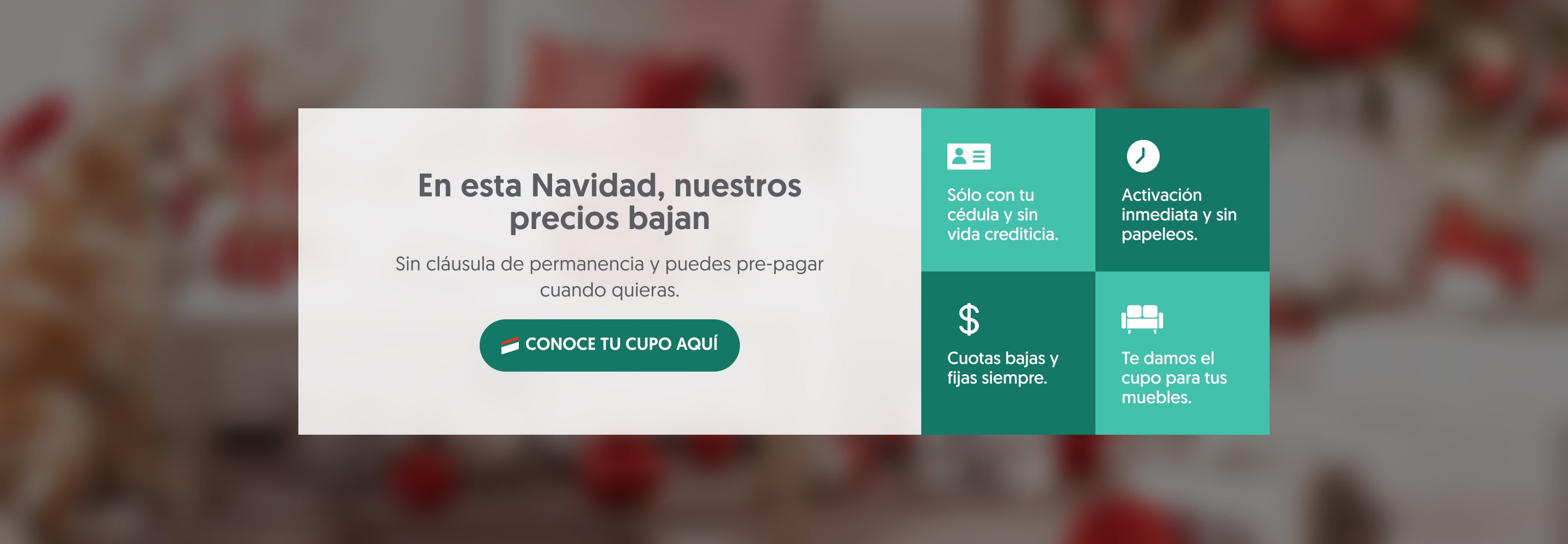 En esta Navidad, nuestro pecio bajan