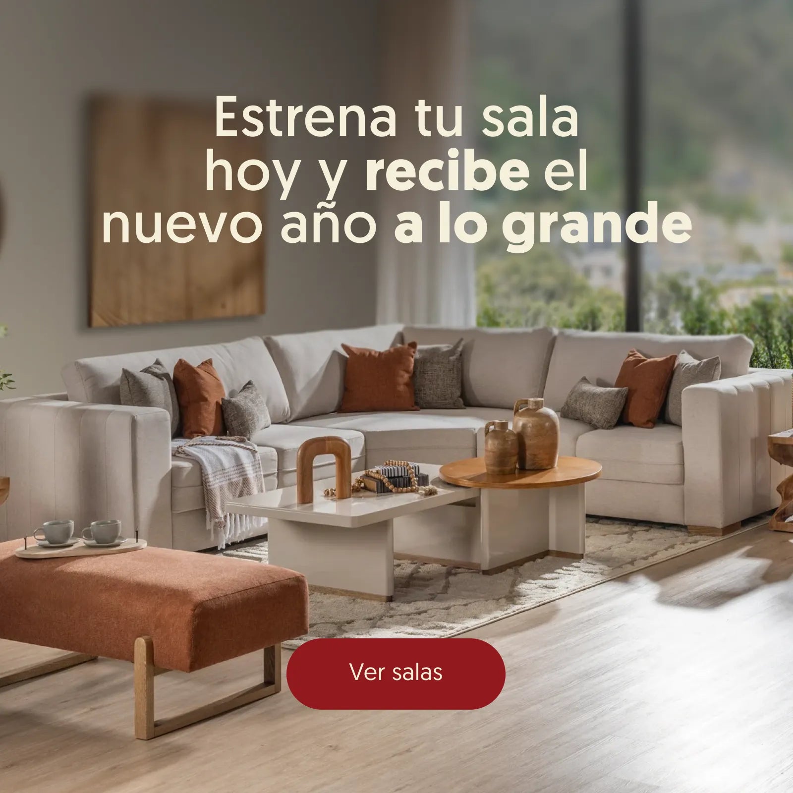 Estrena tu sala hoy y recibe el nuevo año a lo grande