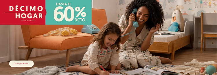 Decimo Hogar hasta el 60% de descuento