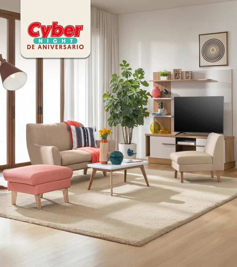 Sala Modular Lugo  Eurolino Marfil, Coral y Natural