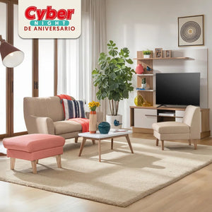 Sala Modular Lugo  Eurolino Marfil, Coral y Natural