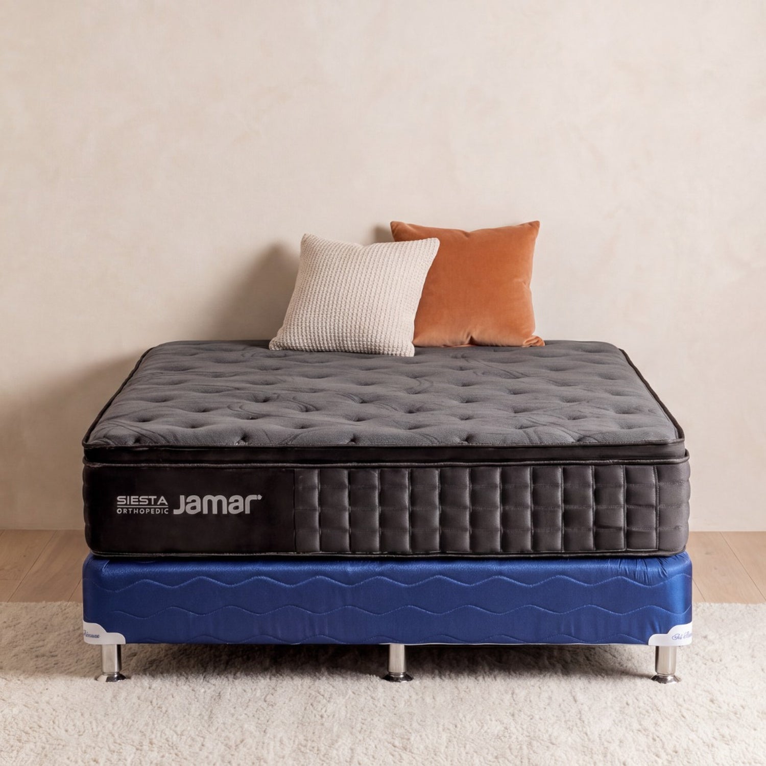 Combo Colchón Queen Siesta + Box Blue Rest