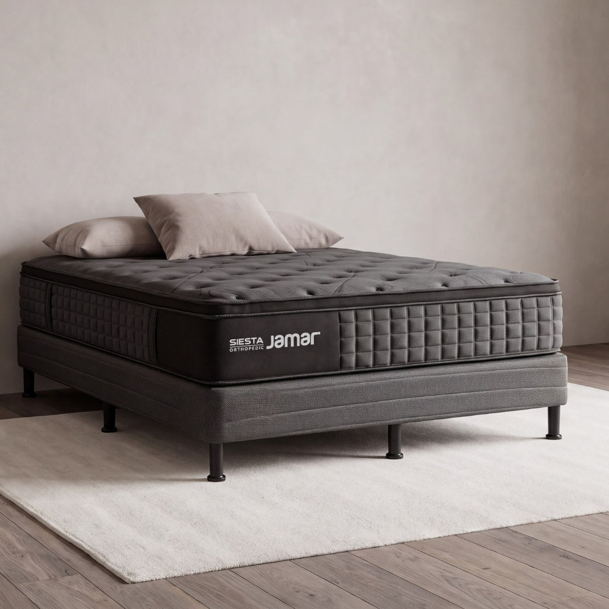 Combo Colchón King Siesta + Box Universso