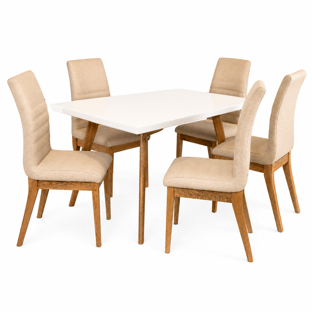 Comedor 6 Puestos Bruno Eurolino Bali Beige