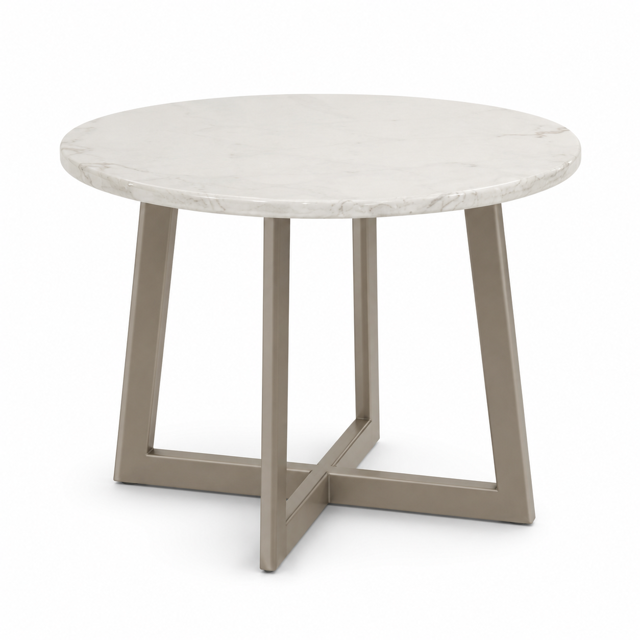 Mesa De Centro Jansen Gris, Marmolado