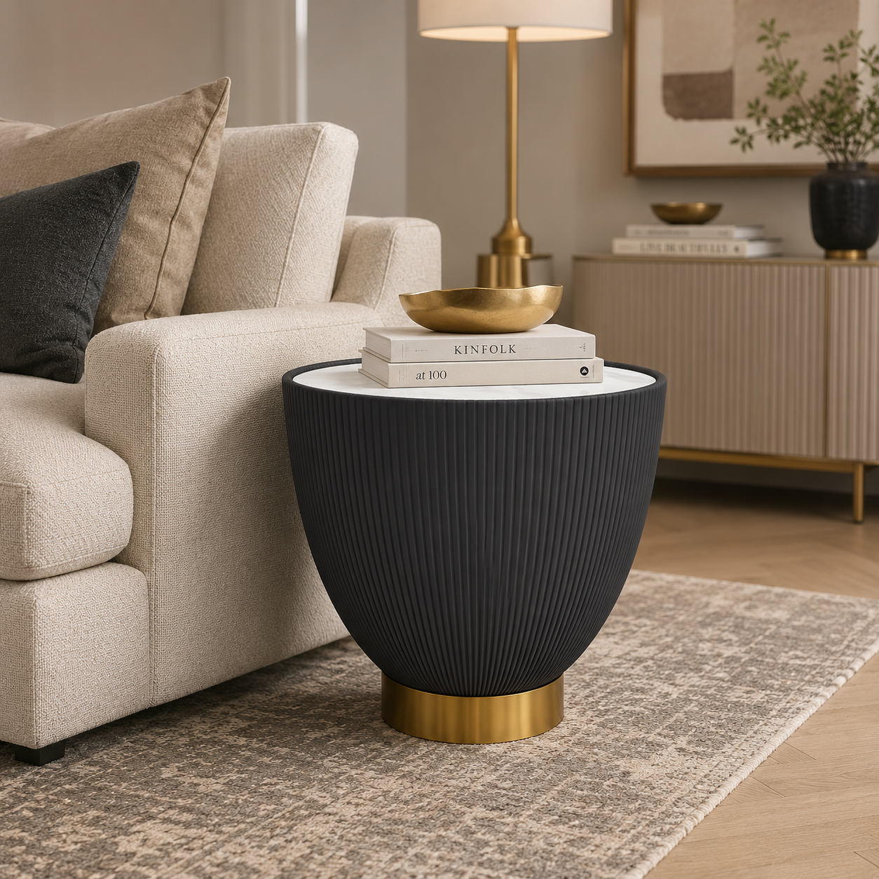 Mesa De Centro Kawa Gris