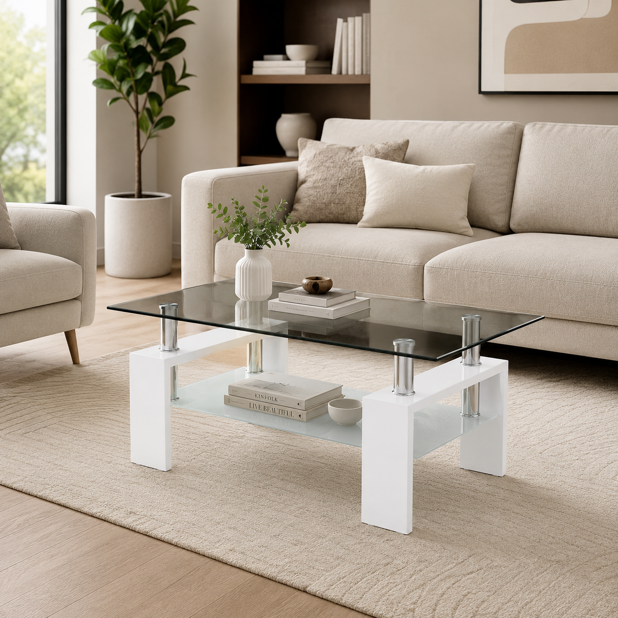 Mesa de Centro Sidney Blanco