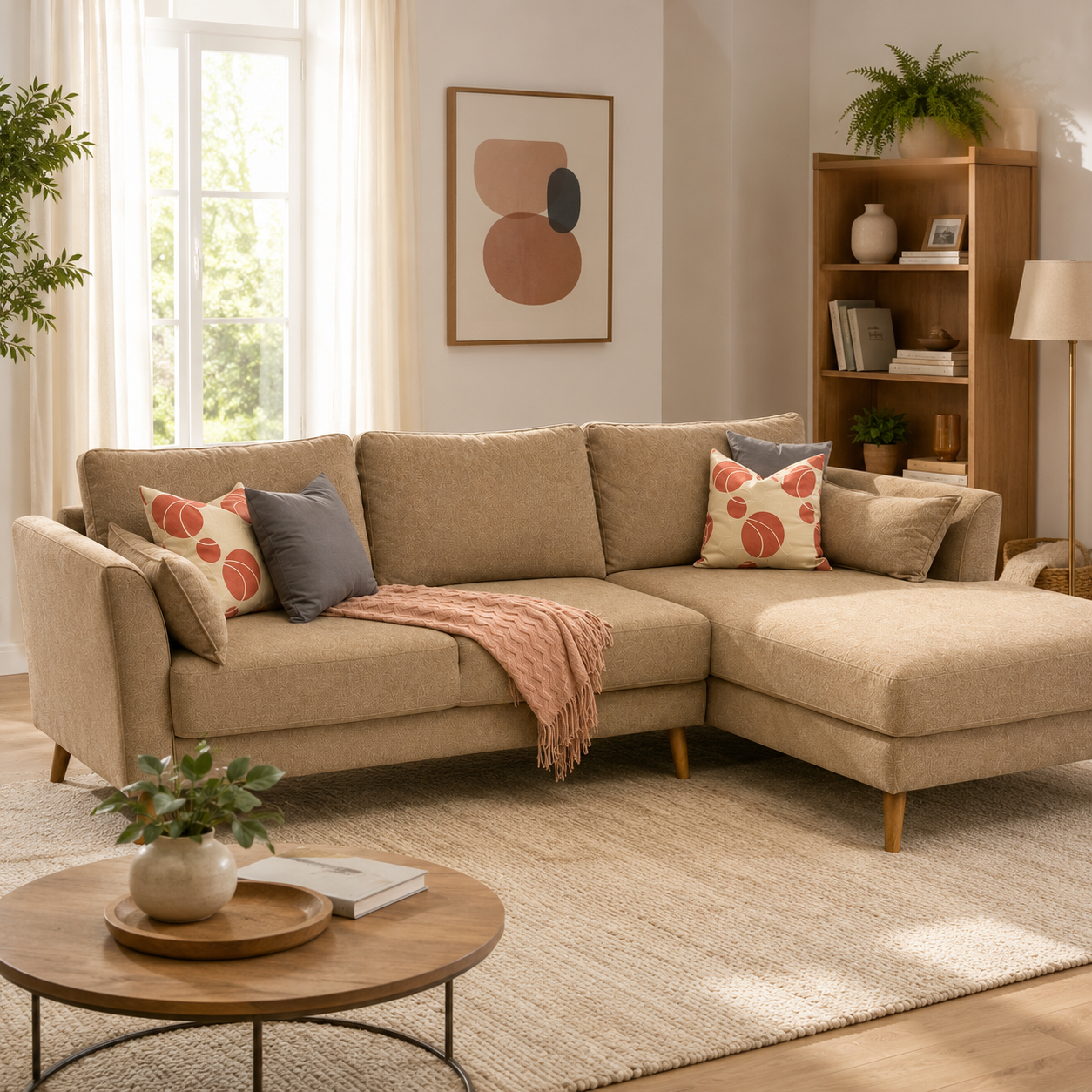 Sala Rinconera Alexa Monik Sand Orientación Derecha