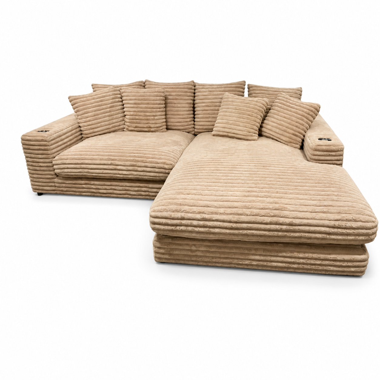 Sala Rinconera Andru Velvet Taupe