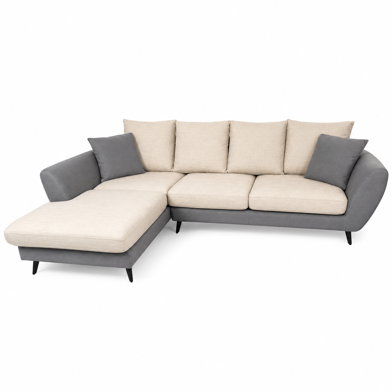 Sala Rinconera Soft Beige, Gris