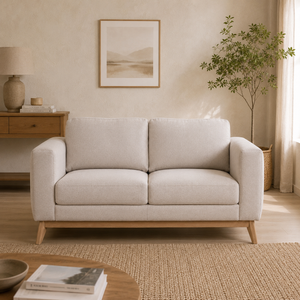 Sofa 3 Puestos Line Eurolino Bali Beige, Natural