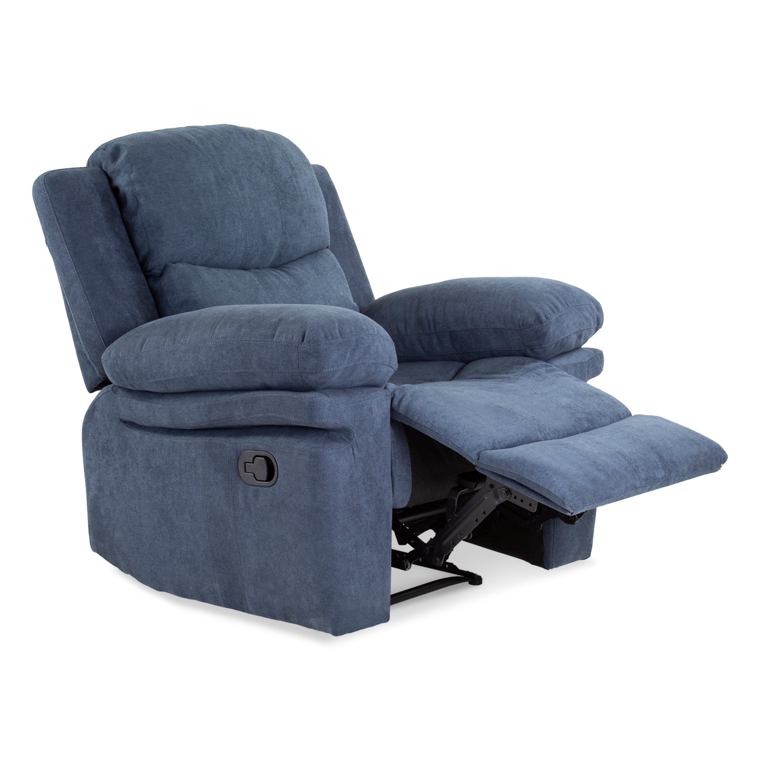 Silla Reclinable Nordis Microfibra Azul