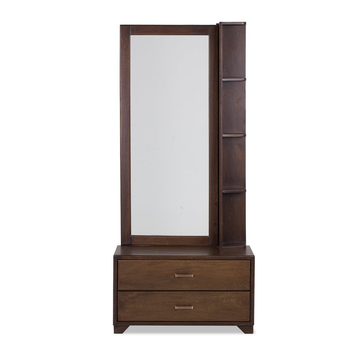 Recámara Queen Ferro Lino Beige, Natural Oscuro