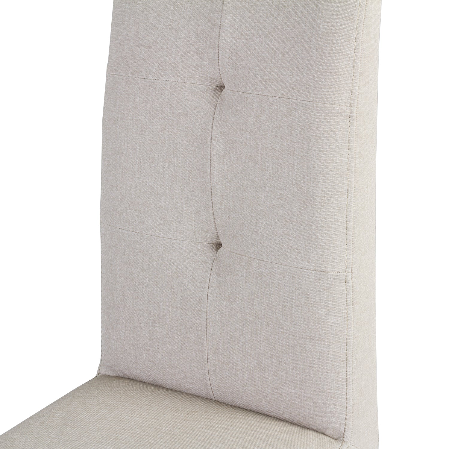 Comedor 4 Ptos Amber Eurolino Marfil, Natural Poliuretano