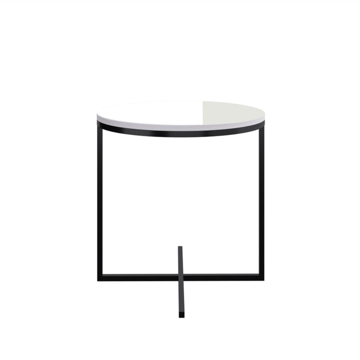Mesa Decorativa Baru Blanco/Negro