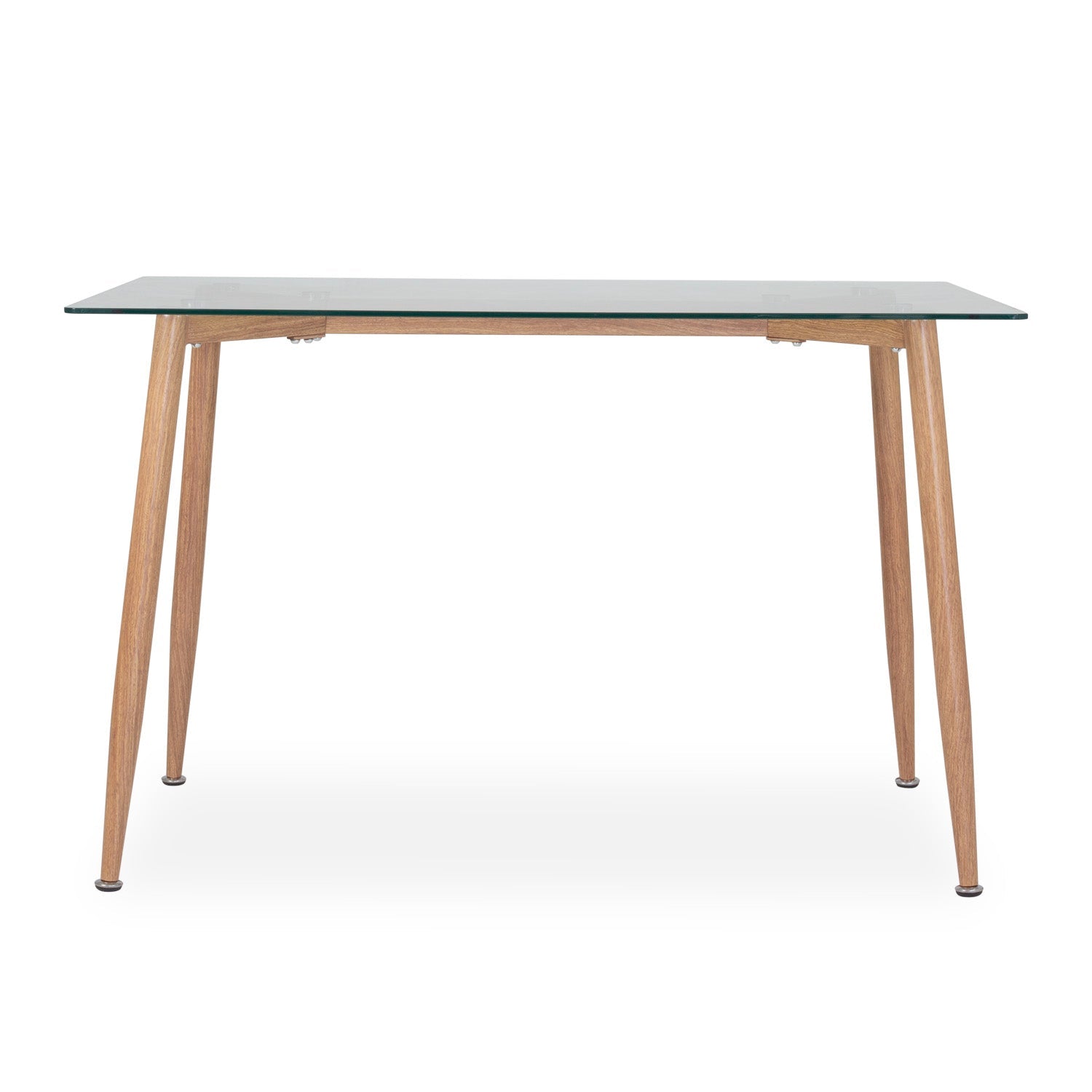 Comedor 4 Ptos Harrison Microfibra Gris, Natural