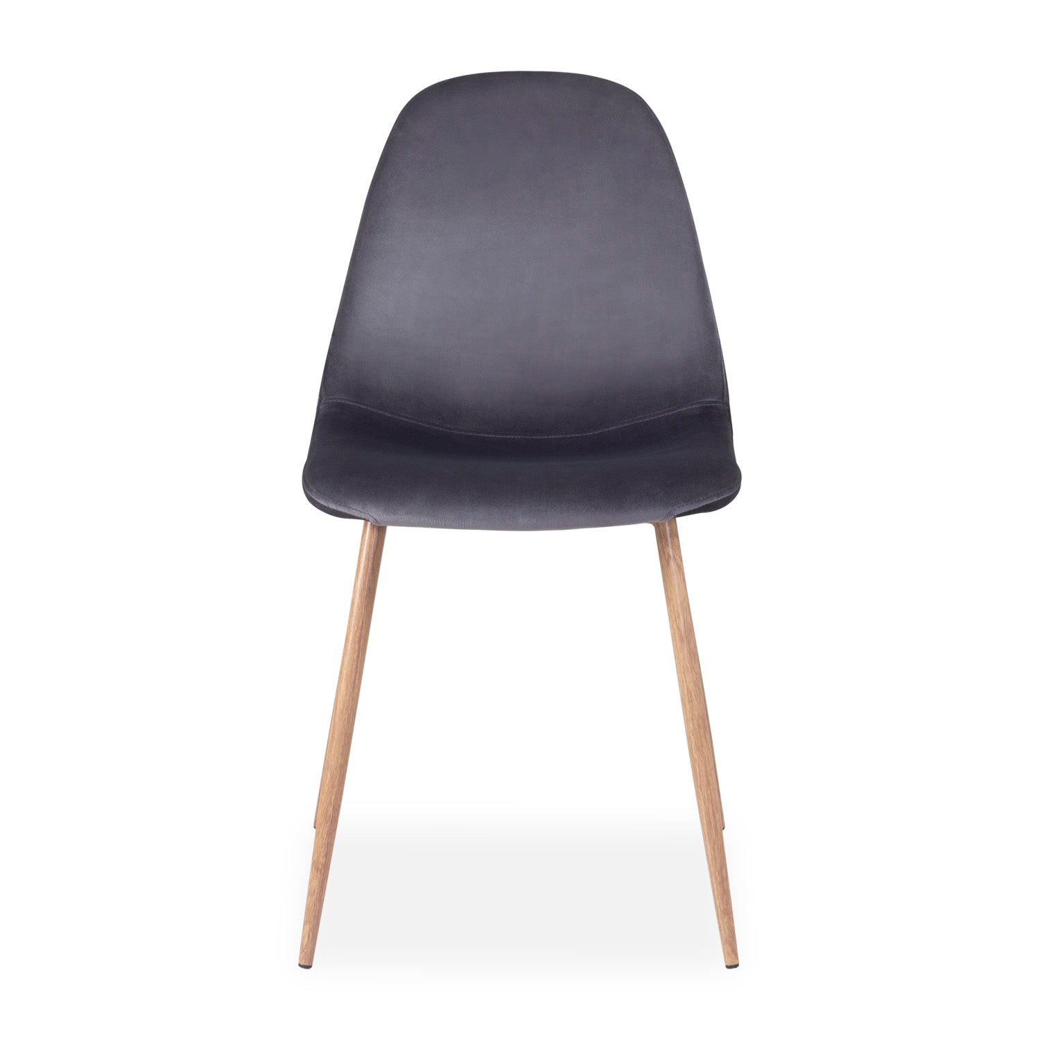 Comedor 4 Ptos Harrison Microfibra Gris, Natural