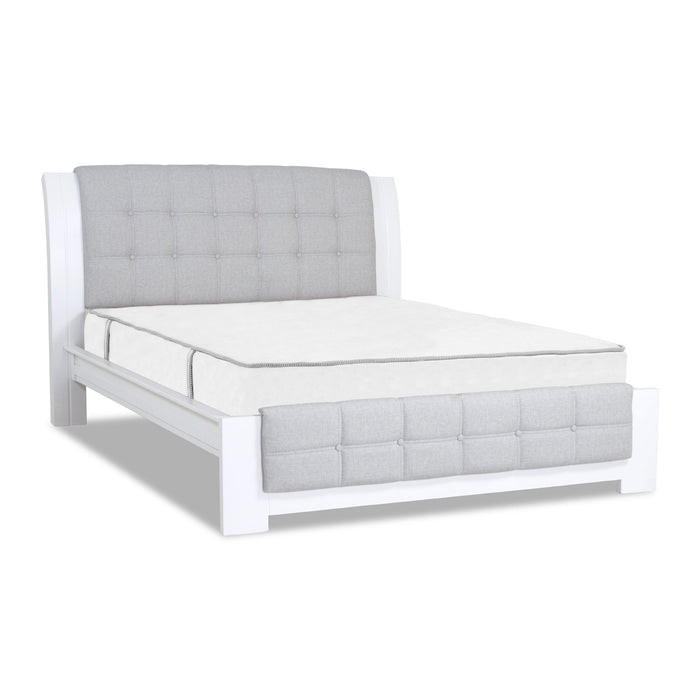 Cama Queen Noruega Plata