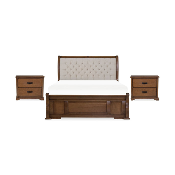 Cama Queen Burgos Lino