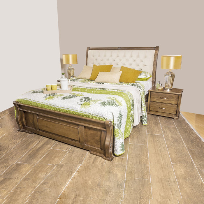 Cama Queen Burgos Lino