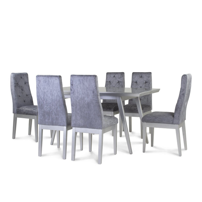 Comedor 6 Ptos Monet Gris
