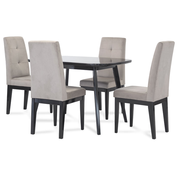 Comedor Amber 4 Ptos Wengue